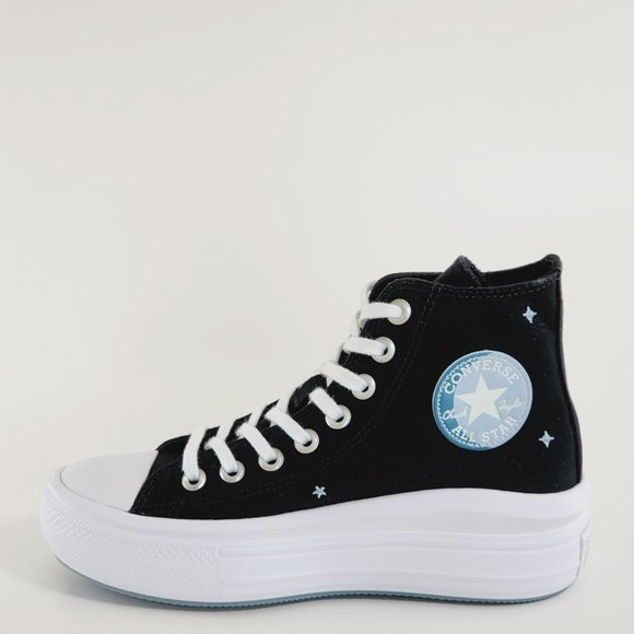 Converse CTAS Move Hi Celestial Canvas Women's Platform Sneakers A02896C NWT - Picture 3 of 6
